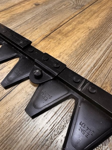 Mähmesser 1,22m & 24 Klingen Kommunalbalken für Rapid 203 306 206